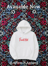 Load image into Gallery viewer, Custom Pullover Puff Print &quot;Faint Not&quot; Hoodie (White)
