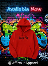 Load image into Gallery viewer, Custom Pullover Puff Print &quot;Faint Not&quot; Hoodie (Red)
